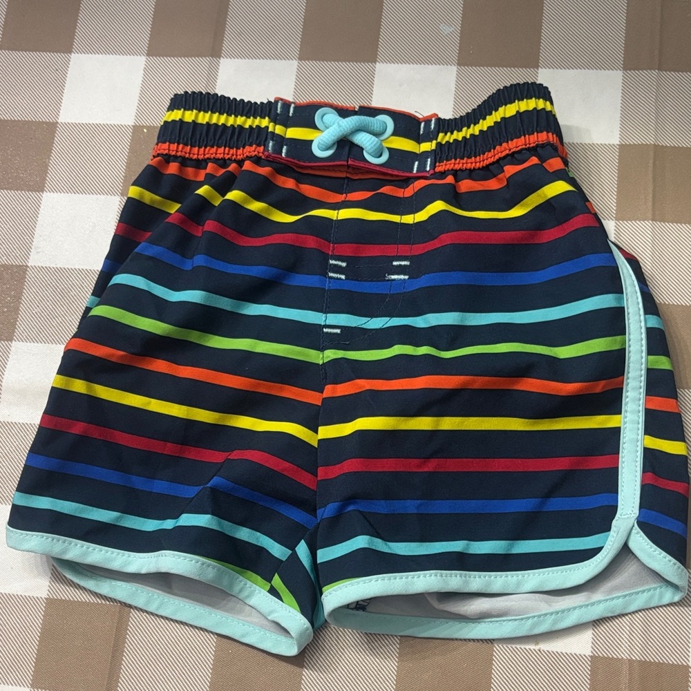 🟢10/$10 - Colorful Striped Swim Shorts